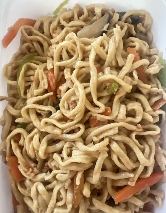 Crab Meat with E-fu Noodle 蟹肉伊面